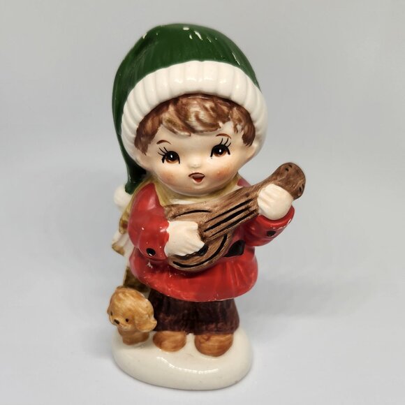 Vintage Christmas Napcoware Set of 3 Carolers Musicians - Picture 11 of 14